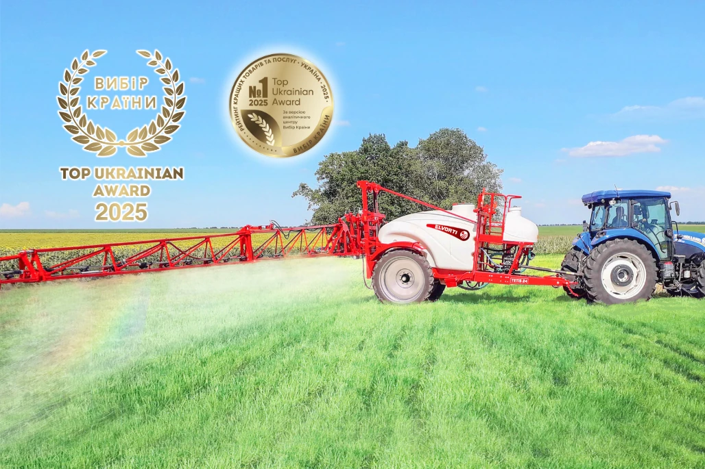 ELVORTI — az „Ország Választása” díj háromszoros győztese: 2025-ben az 1. számú márka a permetezőgépek körében