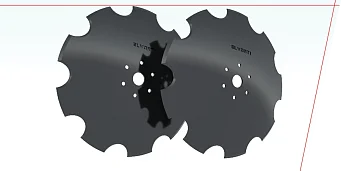 ÉGETŐ EURÓPAI ACÉLBÓL KÉSZÜLT TÁRCSÁK